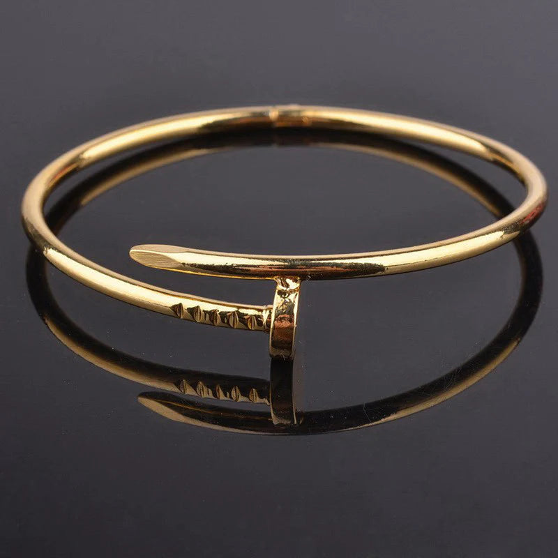 Anti Tarnish Studded Nail Bracelet