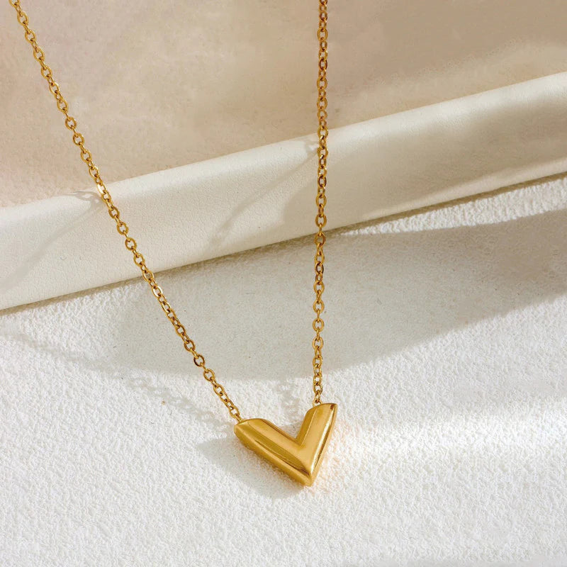 Anti-Tarnish V Pendant
