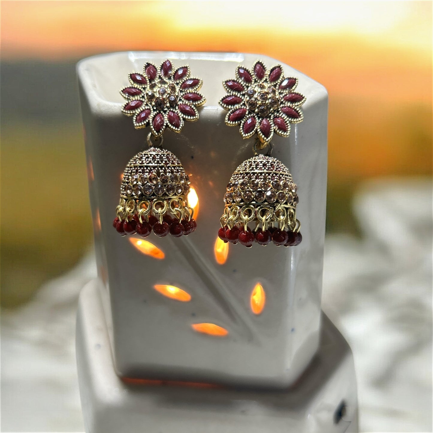 Handcrafted Classic Red Earring for Every Occasion