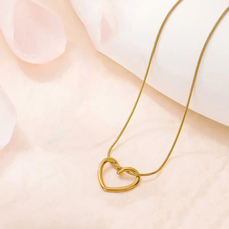 Anti-Tarnish Heart Necklace