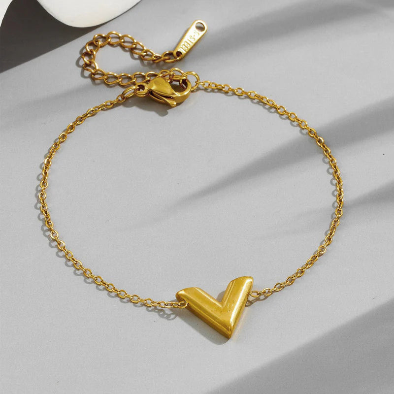 Anti-Tarnish Vibe V-Wrap Bracelet