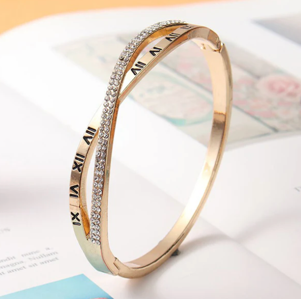 Roman Numbers engraved Korean Bracelet
