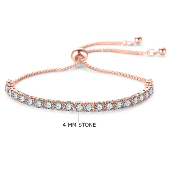Anti-Tarnish Rose Glow Matrix Bracelet