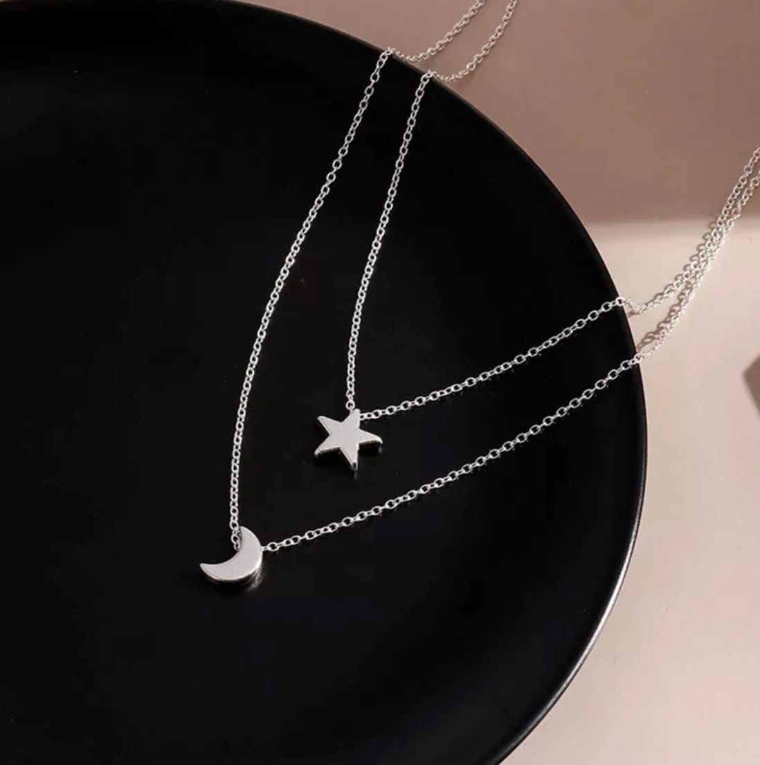 Moon-Star Necklace