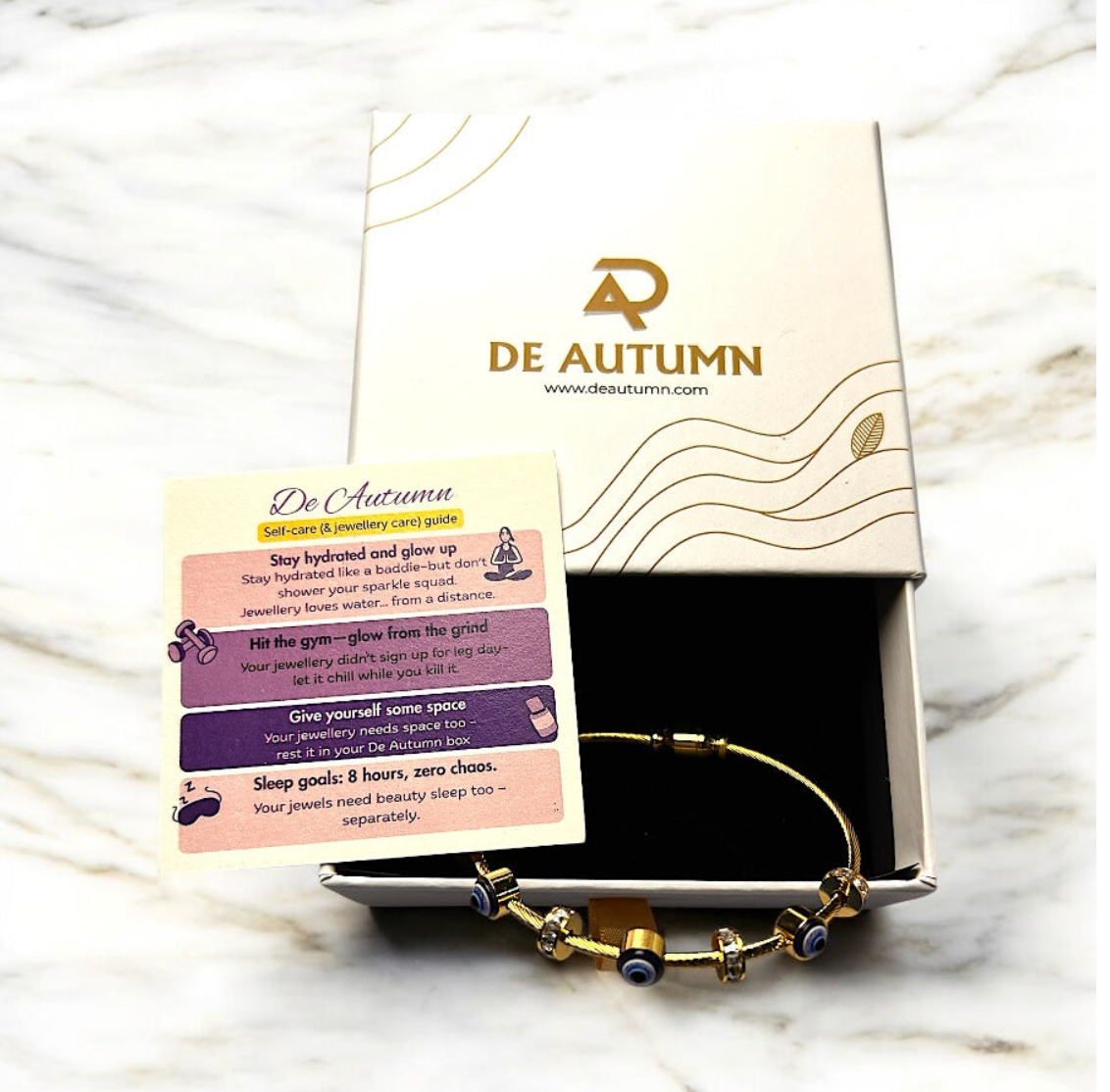 Anti-Tarnish Evil Eye Bracelet