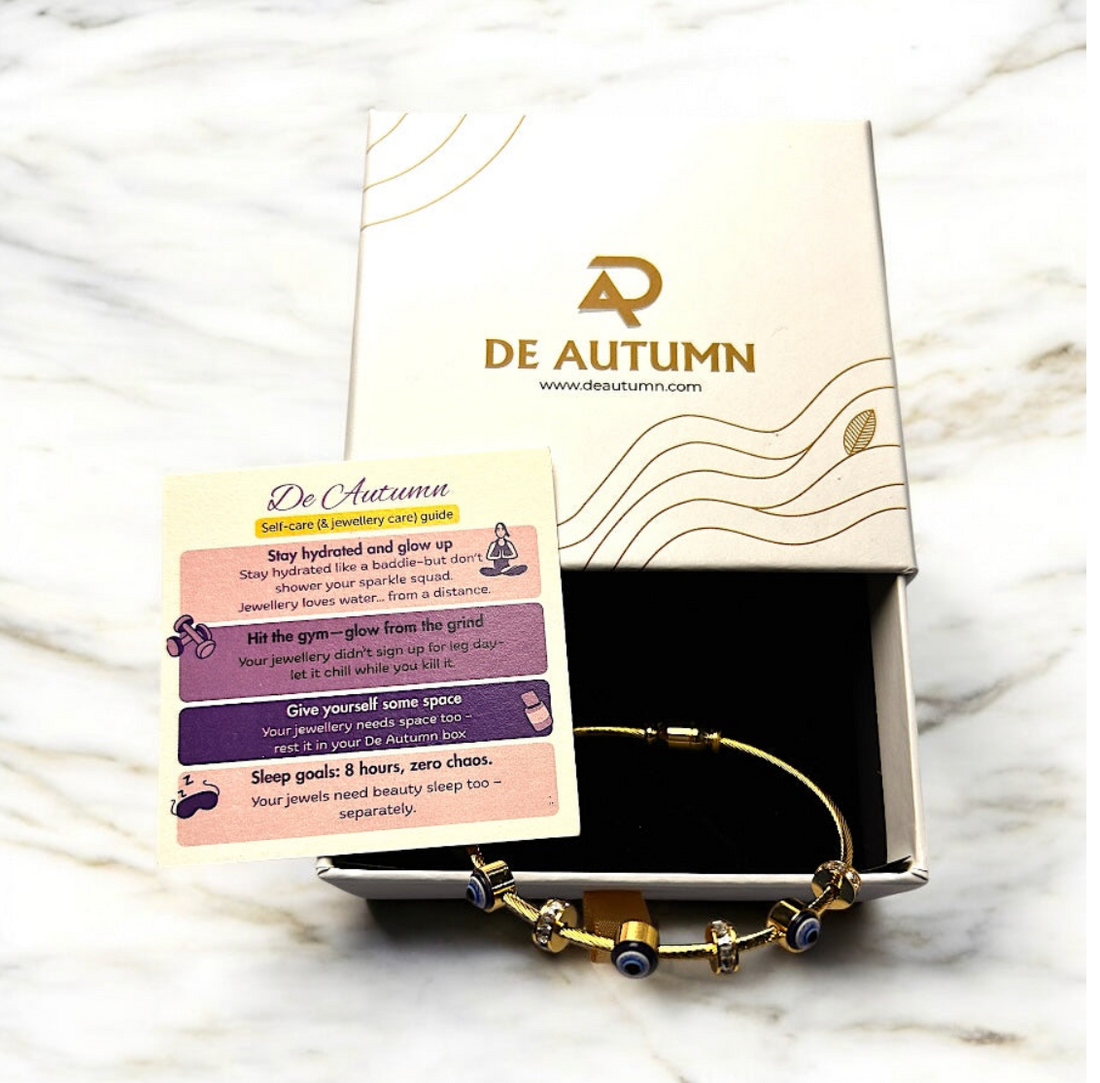 Anti-Tarnish Evil Eye Bracelet