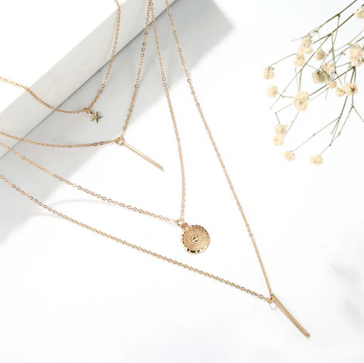 De Autumn Layered Necklace