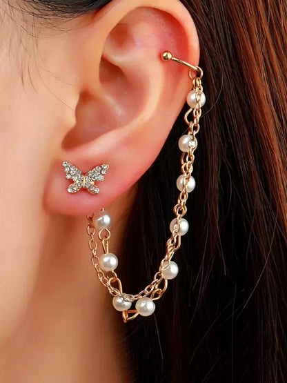 Korean Butterfly Earring