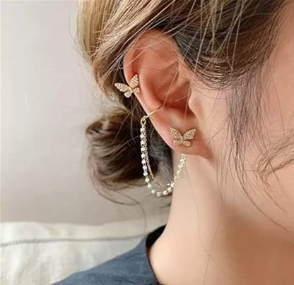 Korean Butterfly Earring