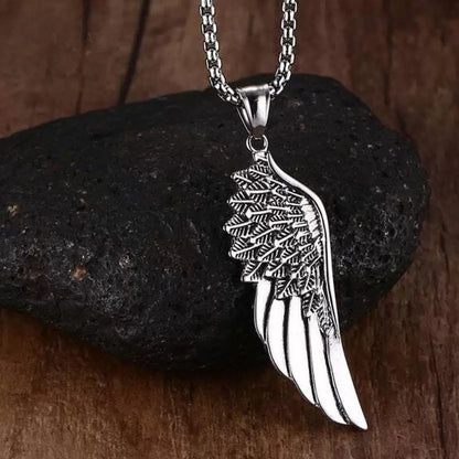 Feather Pendant for Men and Women Stainless Steel Pendant Set